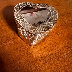 Silver mini jewelry box